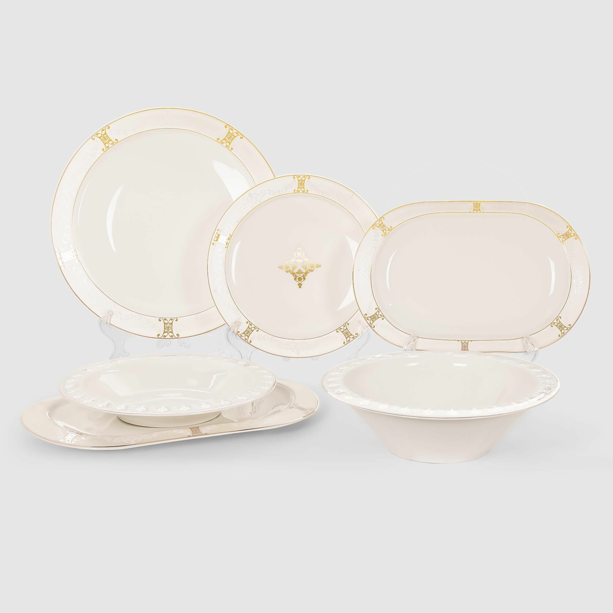 фото Сервиз столовый Macbeth bone porcelain Regalia 21 предмет 6 персон