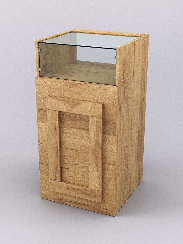 Прилавок "орнамент" №2-450, Дуб Золотистый U1148. Производитель товара - компания Westcom.