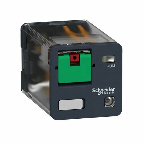 schneider electric цоколь rxze для реле rxm 4пк 30мм schneider electric rxze2m114 RUMC32P7 Реле Schneider Electric Zelio 10А 230В AC 3CO, светодиод