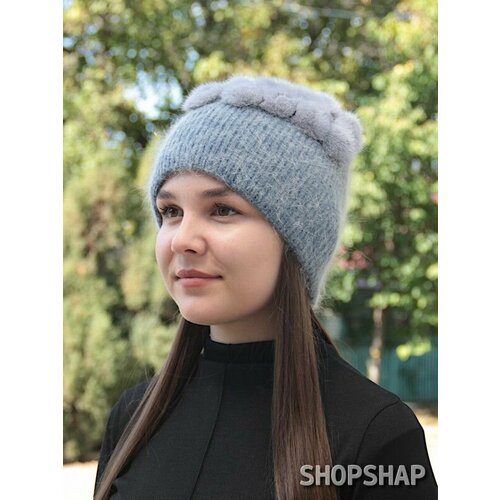 фото Шапка shopshap шапка shopshap йона, размер 55, серый
