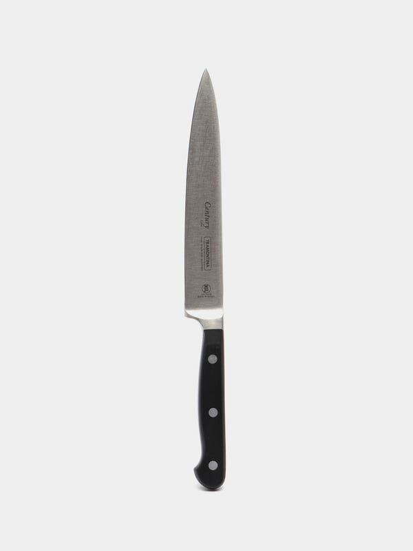 Нож кухонный Tramontina Century (24007/106) стальной лезв.155мм прямая заточка серебристый подар.кор - фото №13