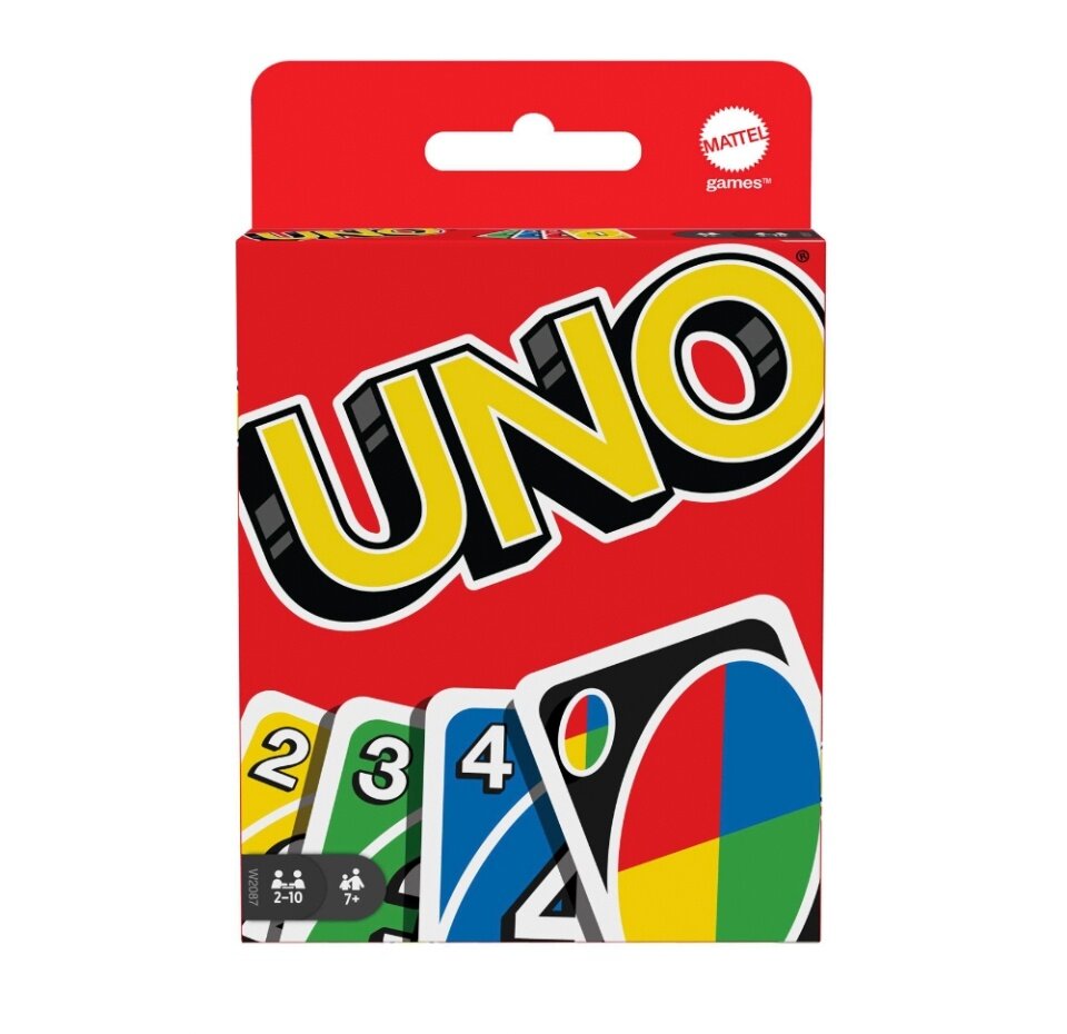 Настольная игра Mattel UNO карточная, классическая,