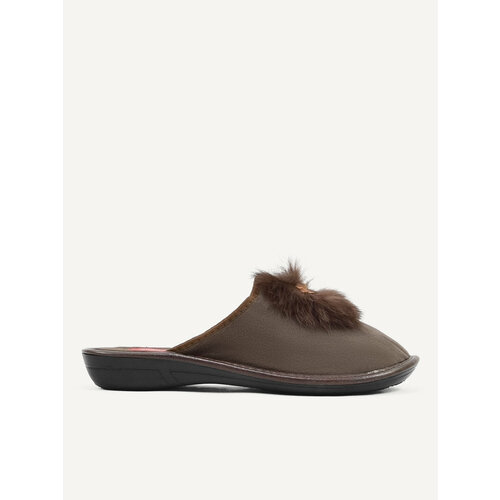 Тапочки melitta shoes, размер 37, коричневый