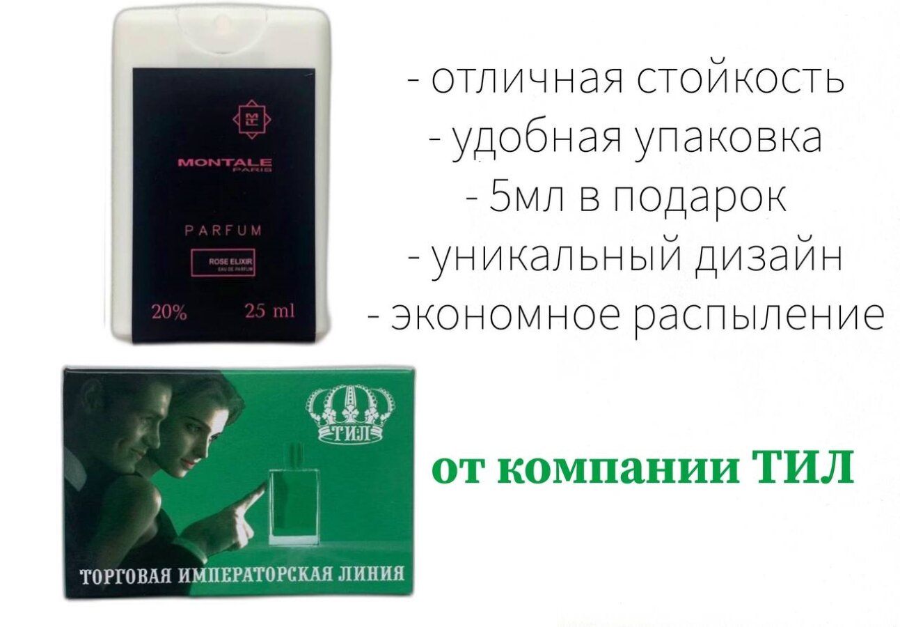 Парфюм "ТИЛ" женский "Montale Roses Elixir" 25 мл.