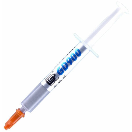 Термо-паста Thermal Grease GD900 1 грамм hy810 2g thermal grease grey cpu chip heatsink paste syringe thermal grease with a plastic tool scraper