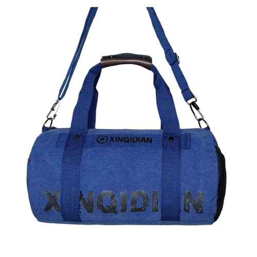 Сумка спортивная  Спортивная сумка 24-1, 14 л, 19х19х38 см, ручная кладь, синий