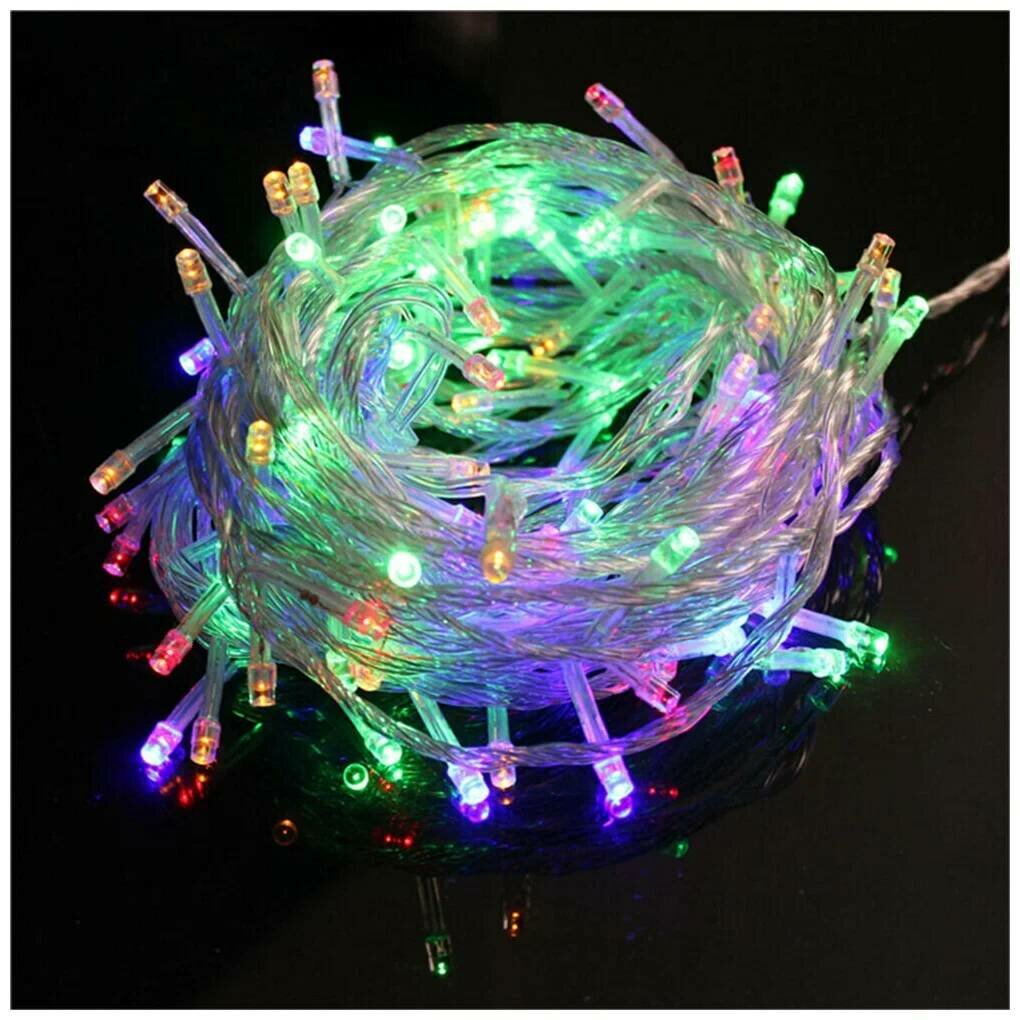 Э Описание Гирлянда на ёлку LED LIGHTS, 25 м, 500 Led