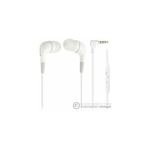 Наушники RITMIX RH-112M white проводные вкладыши белые ritmix rh 012 white