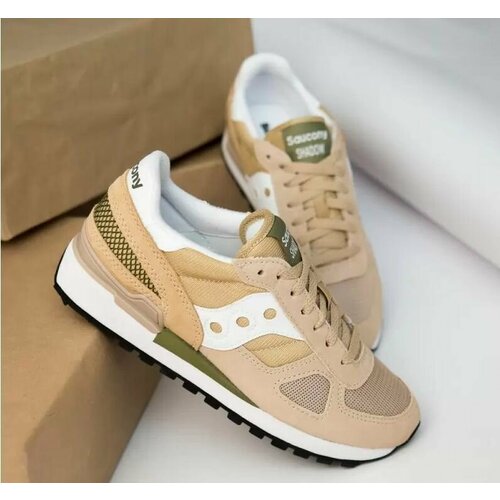 фото Кроссовки saucony, размер 49, бежевый