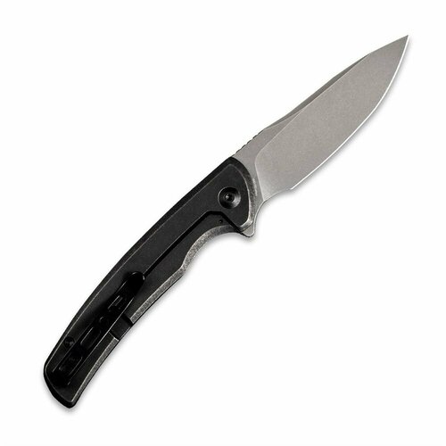 Складной нож SENCUT Tynan 10Cr15CoMoV Steel Gray Stonewashed Handle Stainless Black