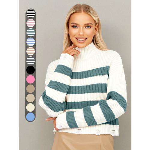 фото Свитер klose, размер 42-48, зеленый