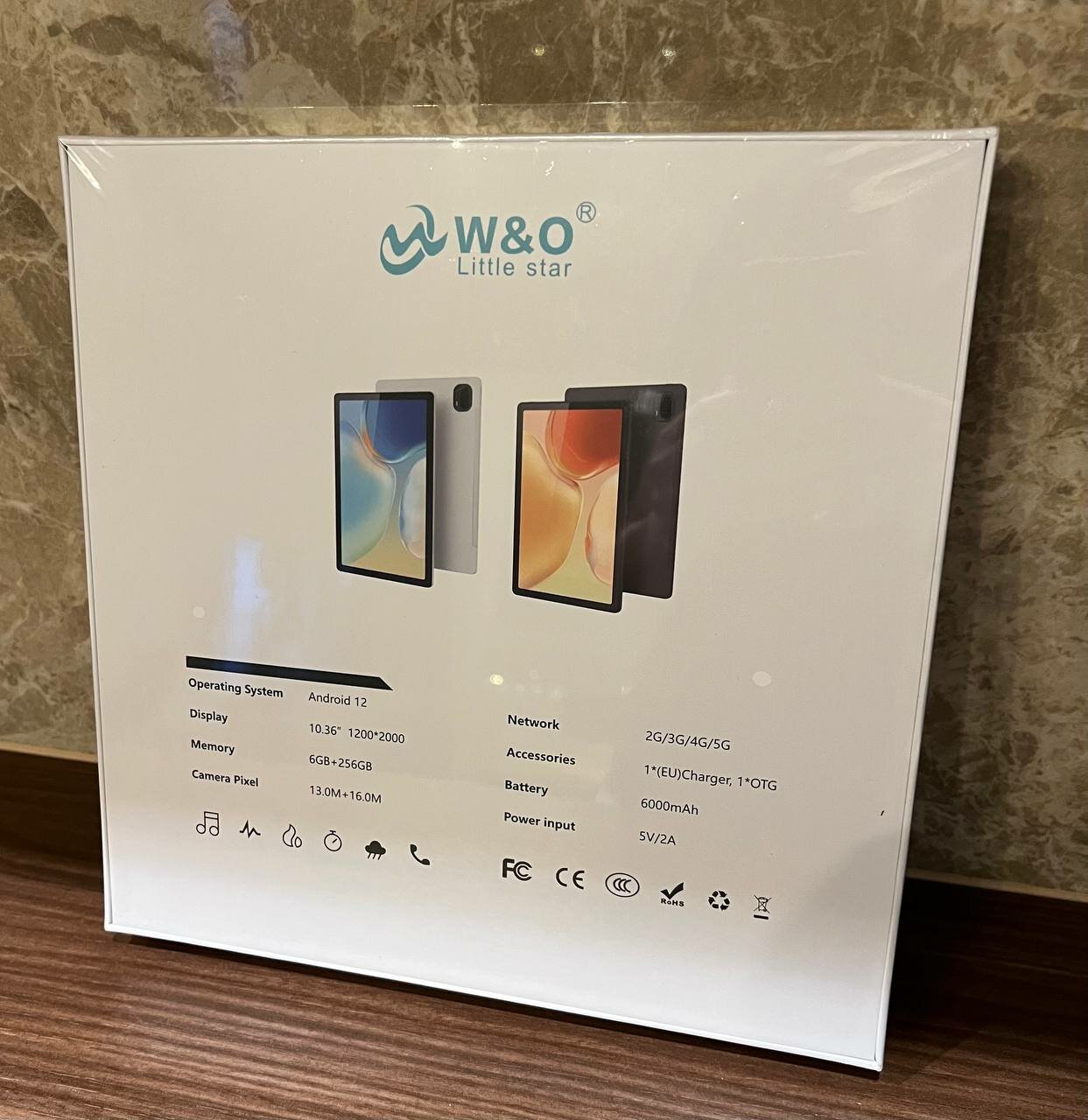 Планшет W&O X30PRO / Планшет для работы / Планшет для игр / Планшет с клавиатурой чехлом-книжкой и стилусом / Серый