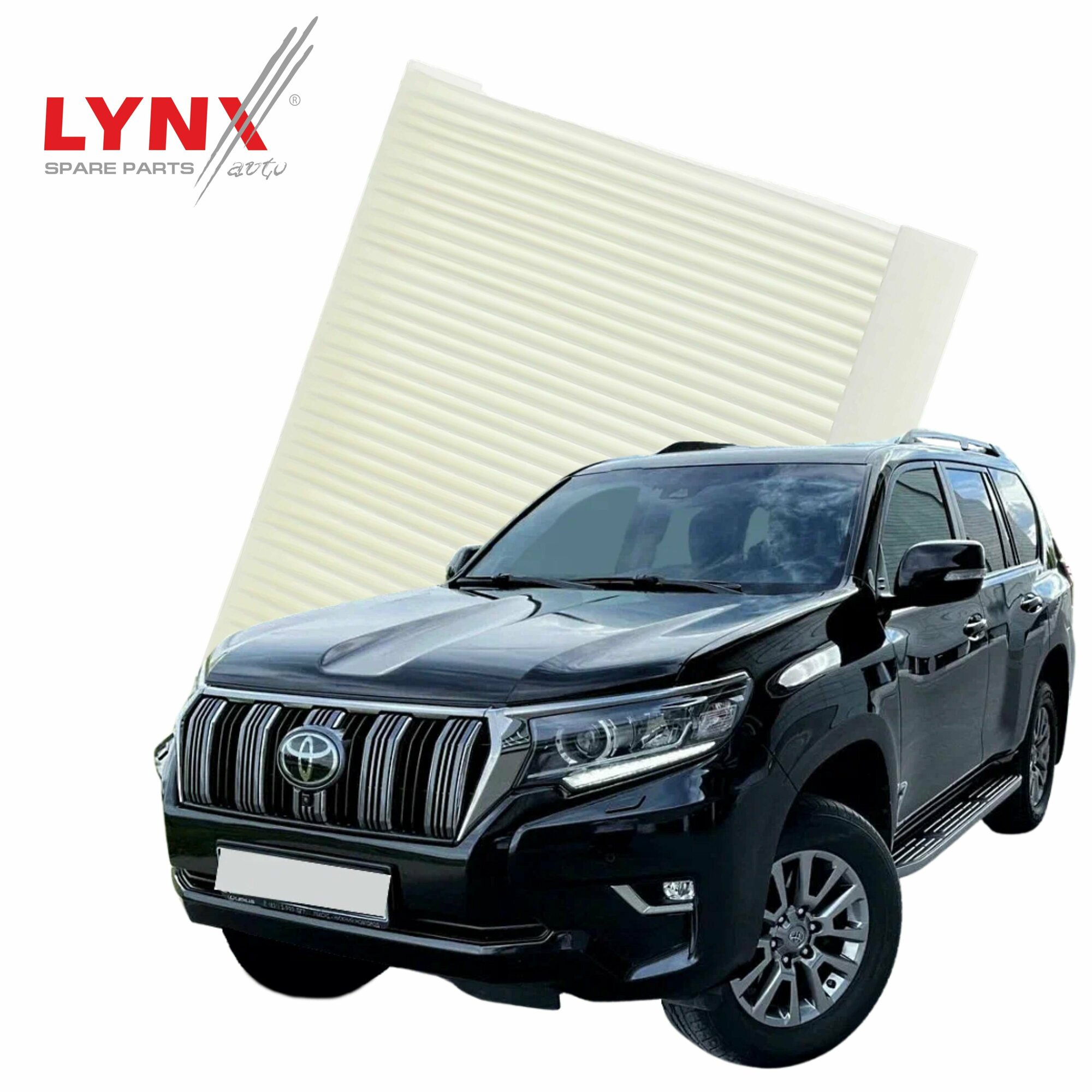 Фильтр салонный Toyota Land Cruiser Prado (4) Тойота Ленд Крузер Прадо 2009 2010 2011 2012 2013 2014 2015 2016 2017 2018 2019 2020 2021 2022 1шт