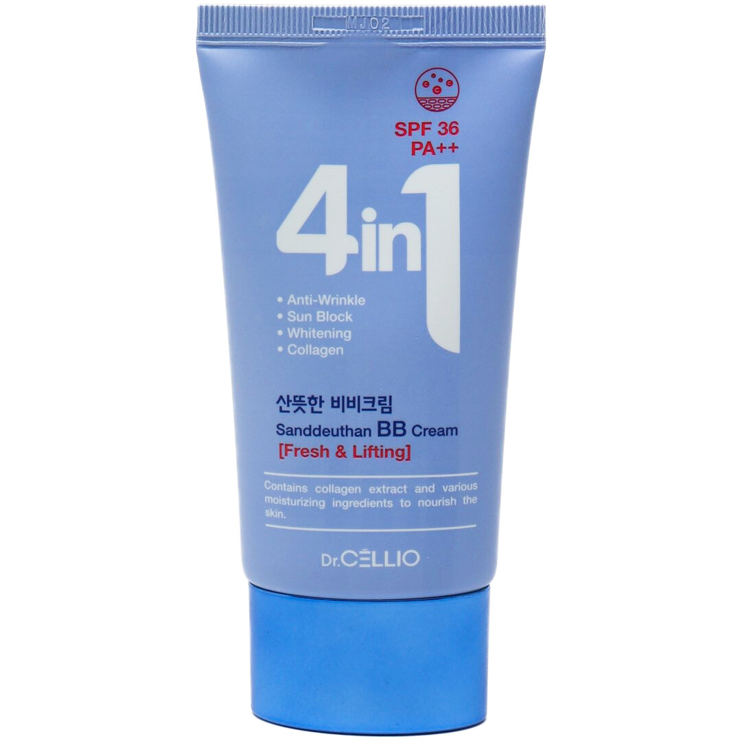 BB-крем для лица тройного действия Dr.Cellio 4 in 1 Sandeunhan BB Cream SPF36 PA++, 50 мл