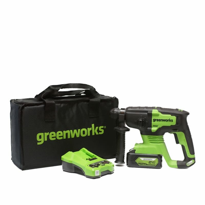 Аккумуляторный перфоратор Greenworks GD24SDS2 3803007UB