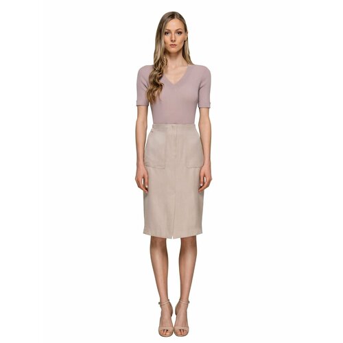 Юбка MASTERSUIT, размер 44, бежевый