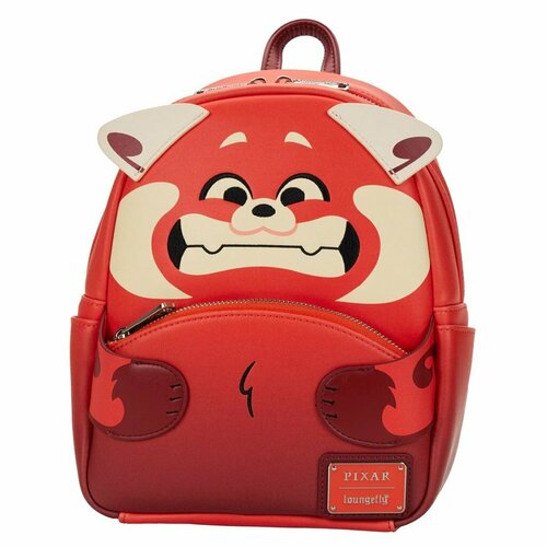 Сумка рюкзак Loungefly Мэй Мэйлин Ли Meilin Lee в облике красной Панды из мультфильма Я краснею мягкая игрушка панда мэй я краснею disney