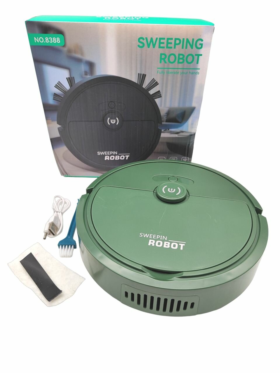 Робот-пылесос "Sweeping", сухой, электростатическая адсорбция, 90 мин, 0,3л