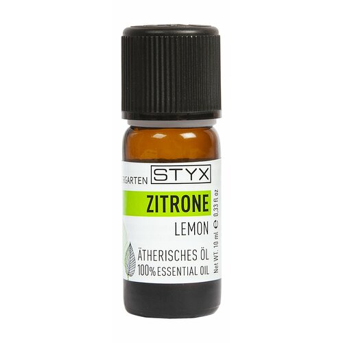 Эфирное масло лимона Styx Krautergarten Zitrone 100% Essential Oil 10 мл . эфирное масло ели styx krautergarten fichtennadel 100% essential oil