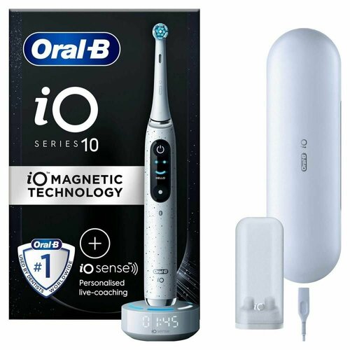 Электрическая зубная щетка ORAL-B IO10 STARDUST, белый