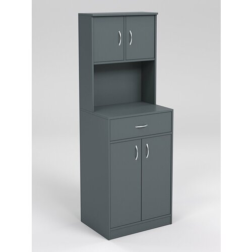 Станция официанта №15-600, Темно-Серый 60 x 45 x 170 см