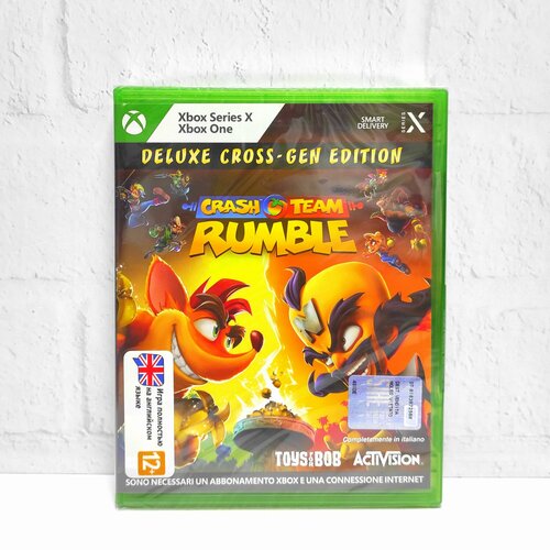 Crash Team Rumble Deluxe Cross-Gen Edition Видеоигра на диске Xbox One / Series игра crash team rumble deluxe edition для sony ps4