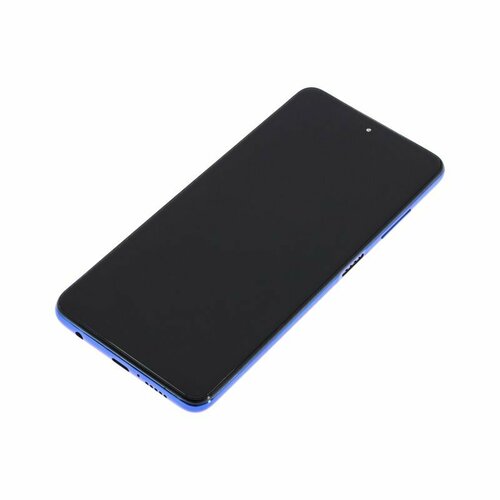 дисплей для poco x3 nfc x3 pro в сборе с тачскрином в рамке черный 100% Дисплей для POCO X3 NFC / X3 Pro (в сборе с тачскрином) в рамке, синий, AA