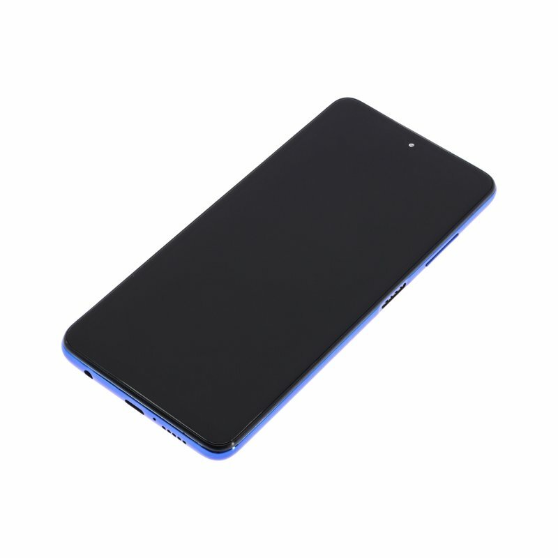 Дисплей для POCO X3 NFC / X3 Pro (в сборе с тачскрином) в рамке, синий, AA