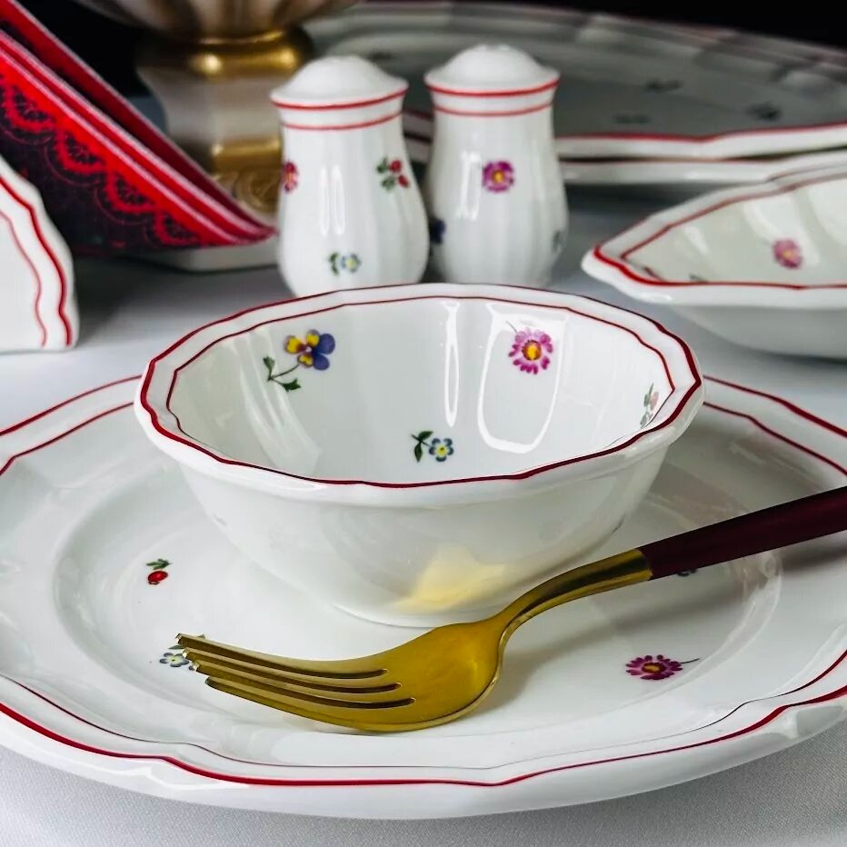 фото Салатники 6 шт Lenardi Годжи, фарфоровые, 12 см