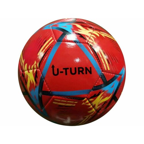 Мяч футбольный PVC красный 13434 880₽