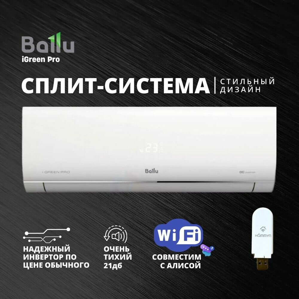Сплит-система Ballu iGreen Pro BSAG-18HN8 комплект