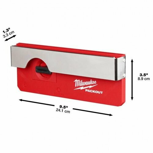 Полка Milwaukee для подвешивания и хранения на клипсыкрюки PACKOUT BELT CLIP RACK 3777₽