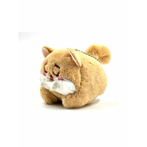 Заводная мягкая игрушка собачка с косточкой