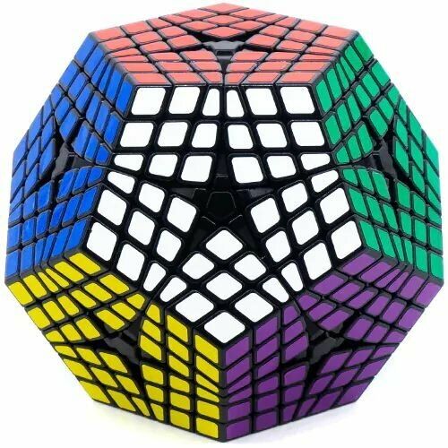 Мегаминкс Рубика Большой / ShengShou Kilominx 6x6x6 Черный / Игра Головоломка