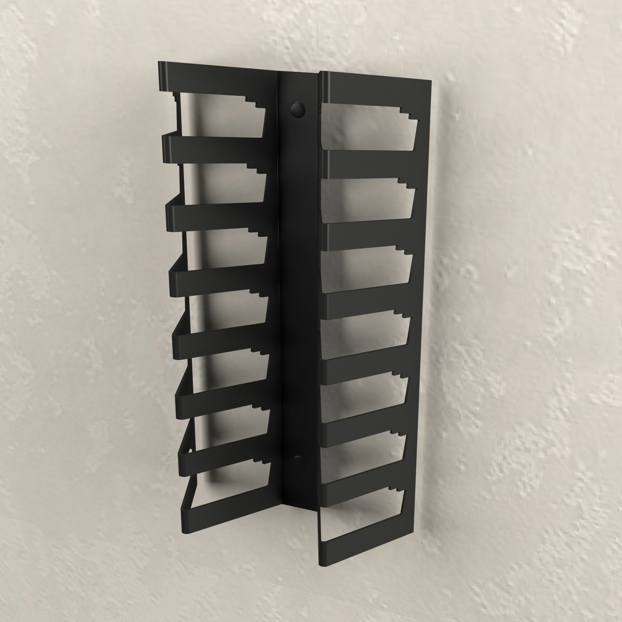 Кронштейн для хранения Blu-ray, CD и игровых дисков, настенный, черный — фото 1