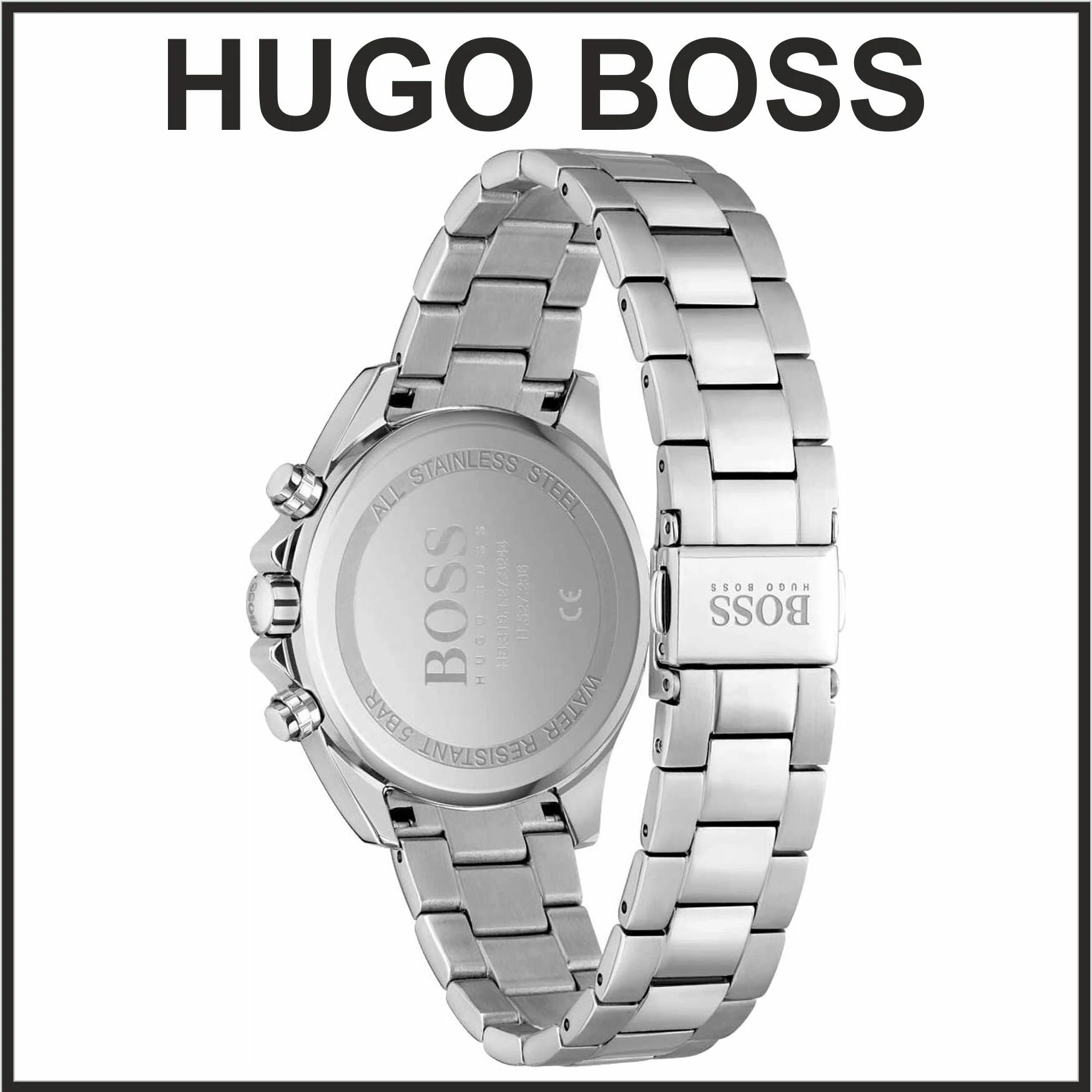 Наручные часы BOSS, серебристый/бежевый — фото 1