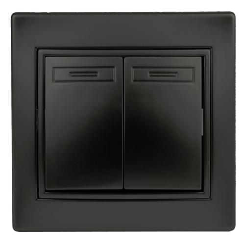 1-106-04 Intro Выключатель тройной, 10А-250В, IP20, СУ, Plano, шампань, 1шт