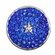 Кнопка стразовая "Синяя ночь"
