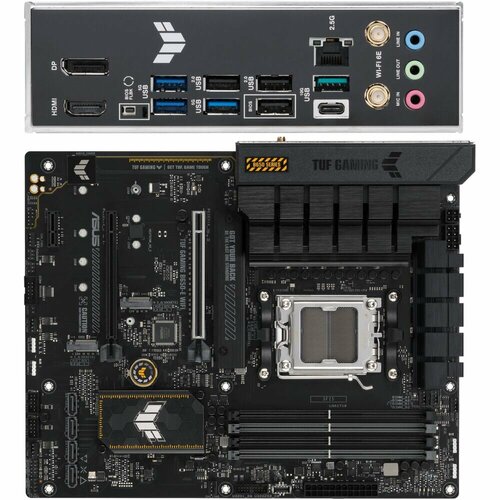 Материнская плата ASUS TUF Gaming B650-E WiFi B650 Socket AM5 4xDDR5 4xSATA3 3xM2 3xPCI-E16x 4xUSB32 1xUSB32 Type C DP HDMI WiFi 25Glan ATX 27170₽