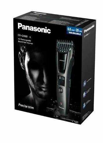 Обзор: Машинка для стрижки Panasonic ER-GB60-K520, черный