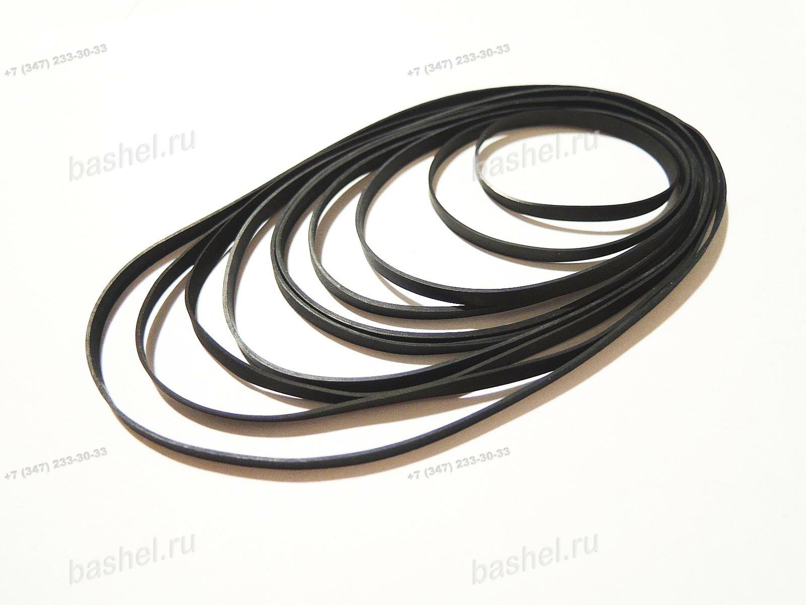 Пассик плоский 1/2L-230mm (полудлина) W-4.8mm