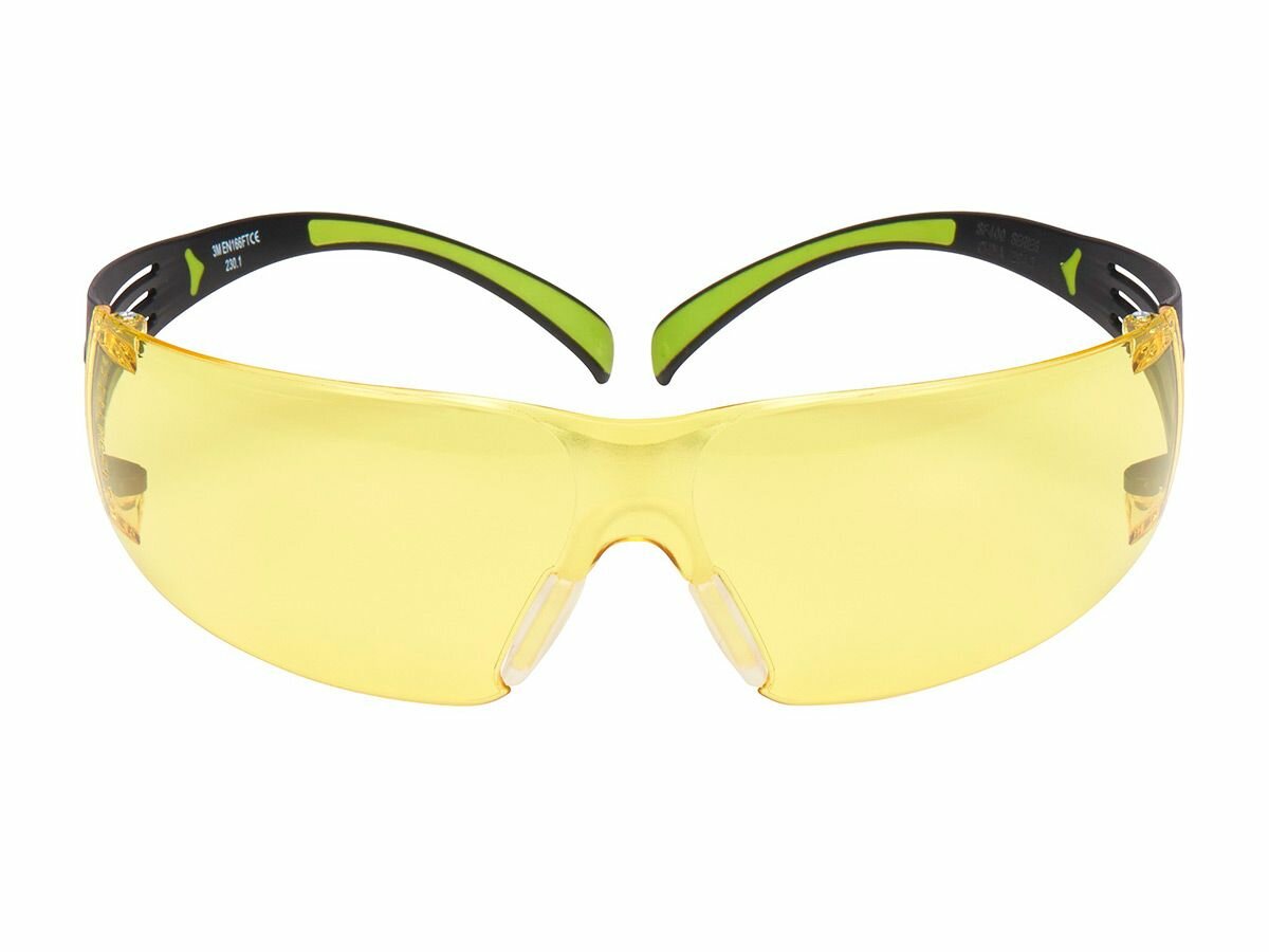 Очки защитные 3M SecureFit SF403AF-EU Amber жёлтые открытые AS/AF