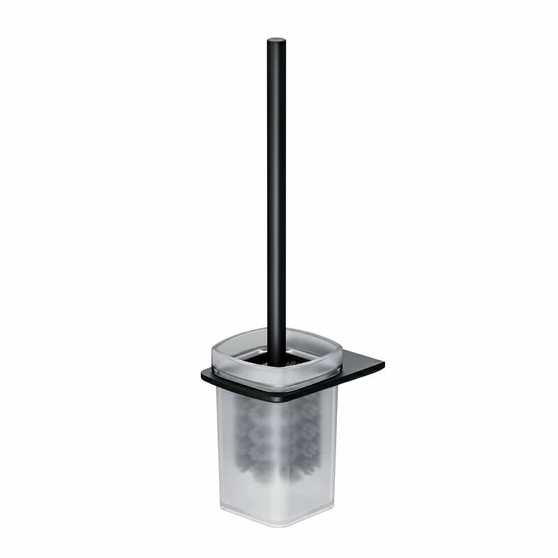 Ершик для унитаза AM.PM Inspire 2.0 A50A33422 со стеклянной настенной подставкой черный