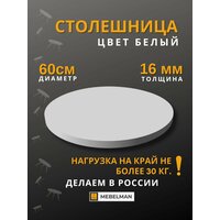 Столешница для стола круглая 60 см