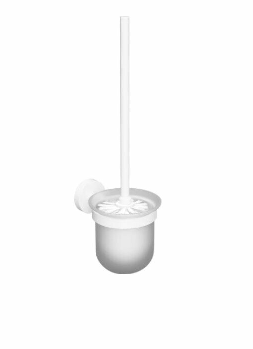 Bemeta WHITE Ершик подвесной (стекло) щетка белая 104113014 белый матовый