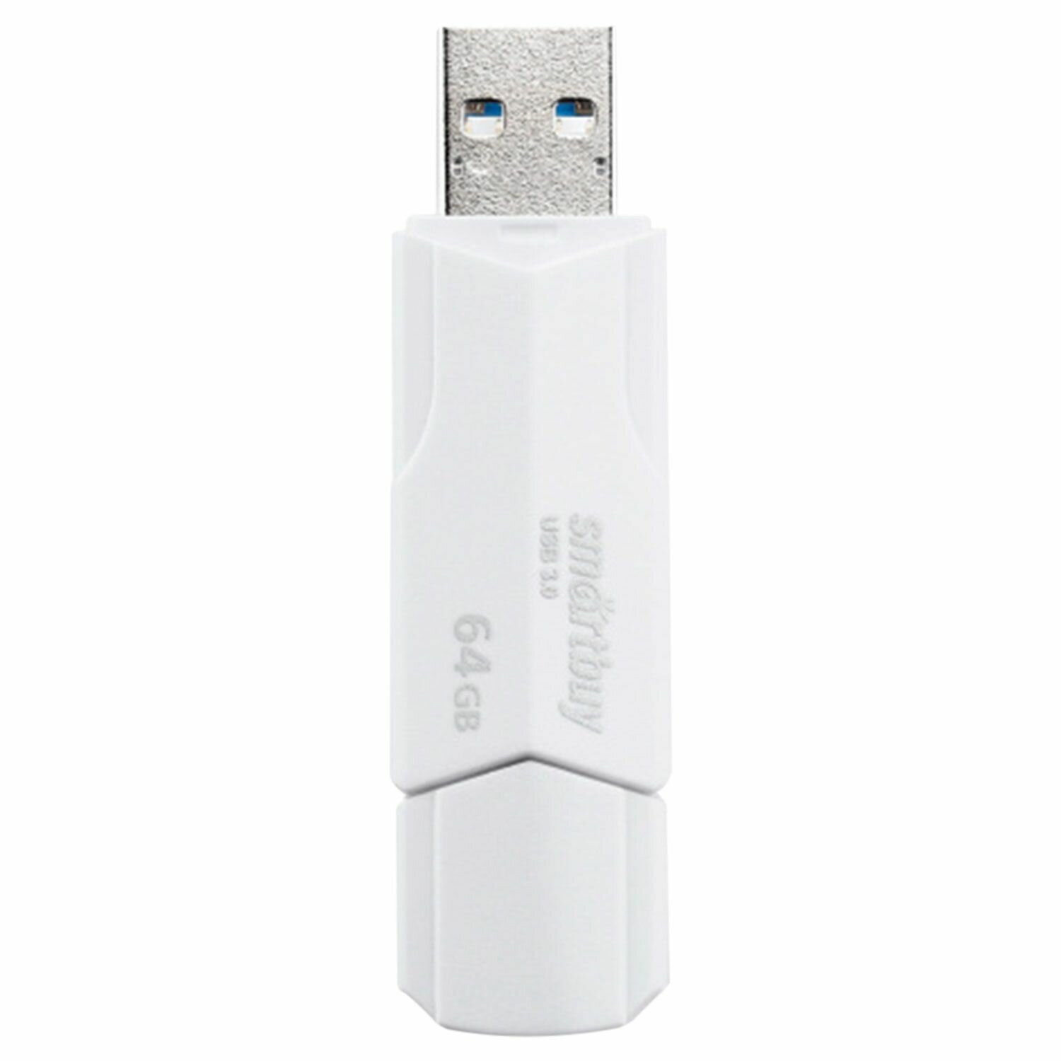 Флеш-диск SmartBuy 64 GB Clue, USB 2.0, белый, SB64GBCLU-W