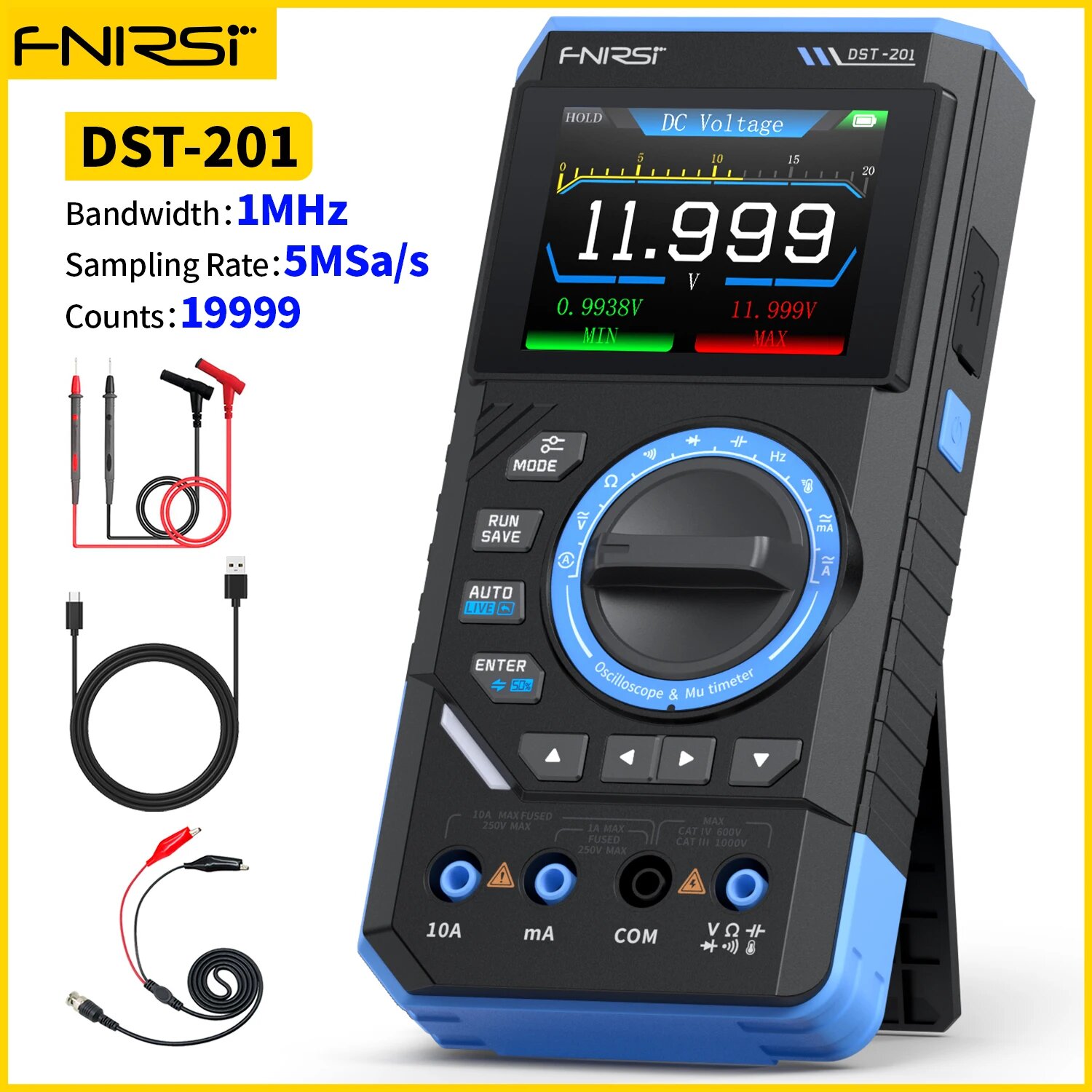 Мультиметр FNIRSI DST-210, DST-201 (1MHZ)