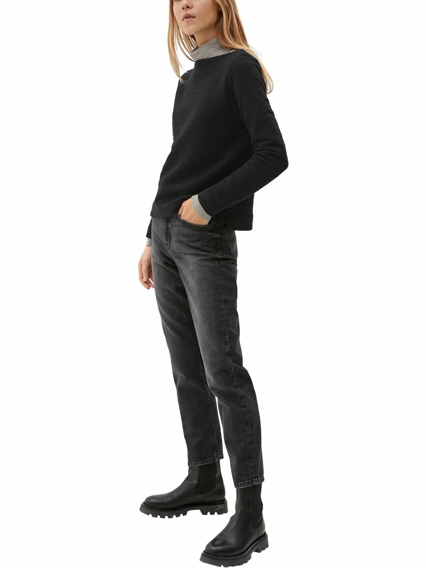 Пуловер s.Oliver, размер 34, , чёрный — фото 1