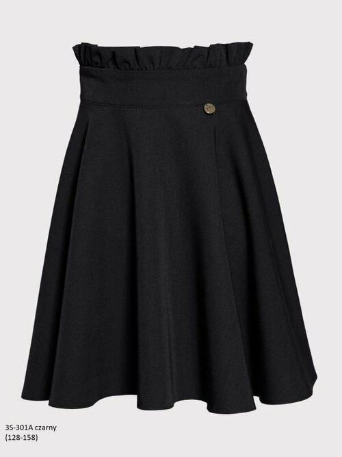 Школьная юбка SLY, размер 140, черный