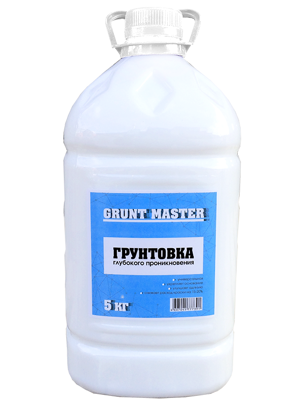 Грунтовка глубокого проникновения GRUNT MASTER 5кг